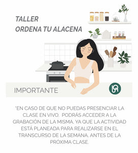 Taller online para ordenar la Alacena