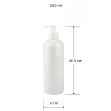 Cargar imagen en el visor de la galería, Set de baño bambú blanco 500ml
