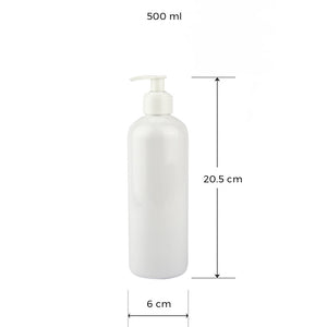 Set de baño bambú blanco 500ml